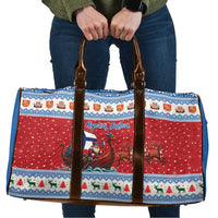 Finland Viking Santa Christmas Travel Bag Funny Reindeer Norse Xmas - Wonder Print Shop
