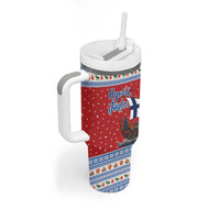 Finland Viking Santa Christmas Tumbler With Handle Funny Reindeer Norse Xmas - Wonder Print Shop
