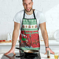 Wales Viking Santa Christmas Apron Funny Reindeer Norse Xmas - Wonder Print Shop