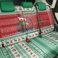 Wales Viking Santa Christmas Back Car Seat Cover Funny Reindeer Norse Xmas - Wonder Print Shop