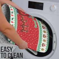 Wales Viking Santa Christmas Bathroom Set Funny Reindeer Norse Xmas - Wonder Print Shop