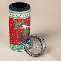 Wales Viking Santa Christmas 4 in 1 Can Cooler Tumbler Funny Reindeer Norse Xmas - Wonder Print Shop