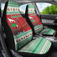 Wales Viking Santa Christmas Car Seat Cover Funny Reindeer Norse Xmas - Wonder Print Shop