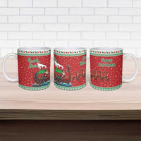 Wales Viking Santa Christmas Ceramic Mug Funny Reindeer Norse Xmas - Wonder Print Shop