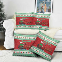 Wales Viking Santa Christmas Pillow Cover Funny Reindeer Norse Xmas - Wonder Print Shop
