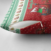 Wales Viking Santa Christmas Pillow Cover Funny Reindeer Norse Xmas - Wonder Print Shop