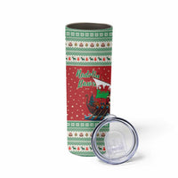 Wales Viking Santa Christmas Skinny Tumbler Funny Reindeer Norse Xmas - Wonder Print Shop