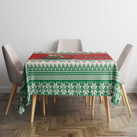 Wales Viking Santa Christmas Tablecloth Funny Reindeer Norse Xmas - Wonder Print Shop