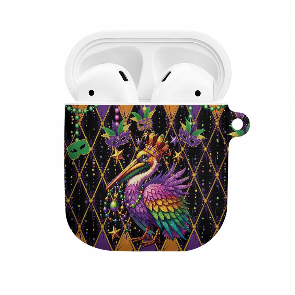 Pelican Mardi Gras Carnival AirPods Case Fat Tuesday - Wonder Print Shop