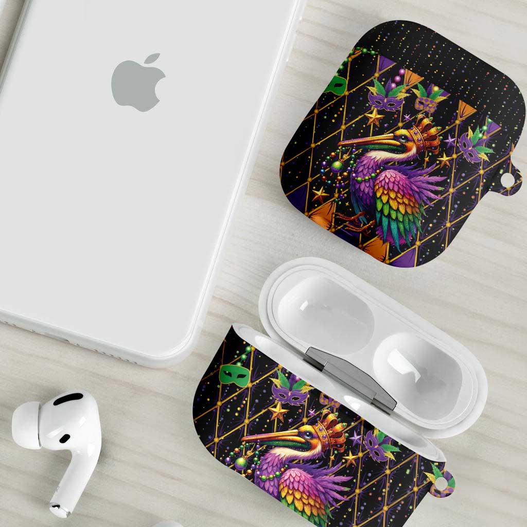 Pelican Mardi Gras Carnival AirPods Case Fat Tuesday - Wonder Print Shop