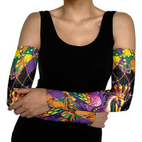 Pelican Mardi Gras Carnival Arm Sleeves Fat Tuesday - Wonder Print Shop