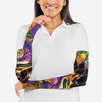 Pelican Mardi Gras Carnival Arm Sleeves Fat Tuesday - Wonder Print Shop