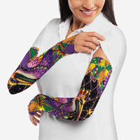 Pelican Mardi Gras Carnival Arm Sleeves Fat Tuesday - Wonder Print Shop