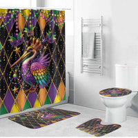 Pelican Mardi Gras Carnival Bathroom Set Fat Tuesday - Wonder Print Shop
