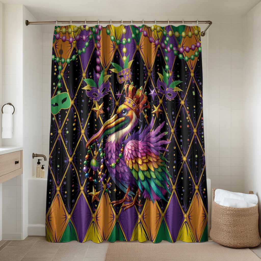 Pelican Mardi Gras Carnival Bathroom Set Fat Tuesday - Wonder Print Shop
