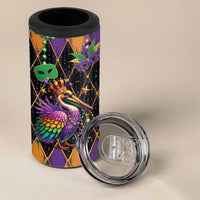 Pelican Mardi Gras Carnival 4 in 1 Can Cooler Tumbler Fat Tuesday - Wonder Print Shop
