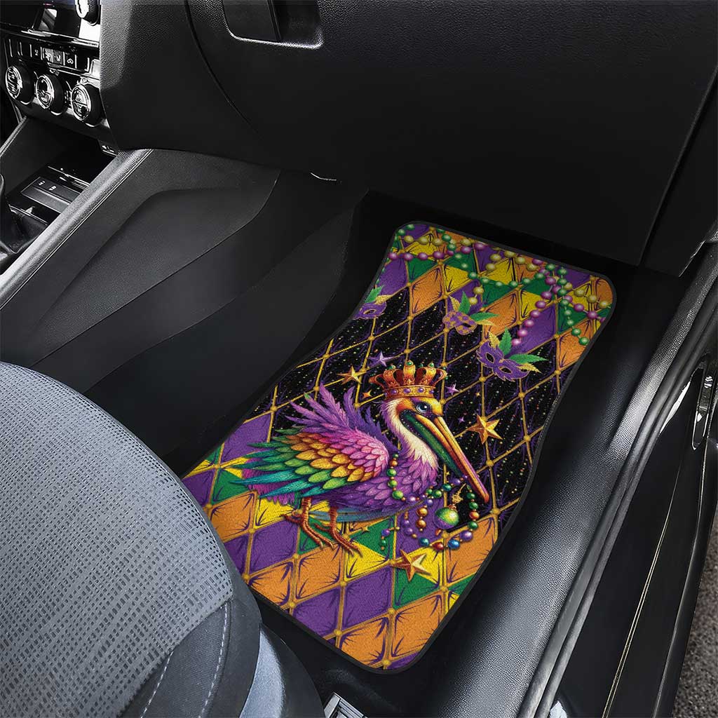 Pelican Mardi Gras Carnival Car Mats Fat Tuesday - Wonder Print Shop