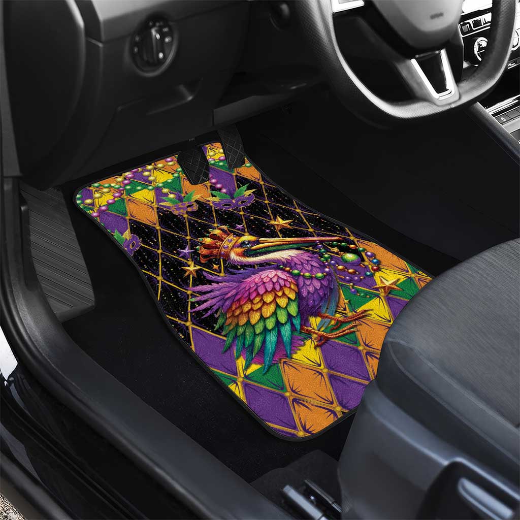 Pelican Mardi Gras Carnival Car Mats Fat Tuesday - Wonder Print Shop
