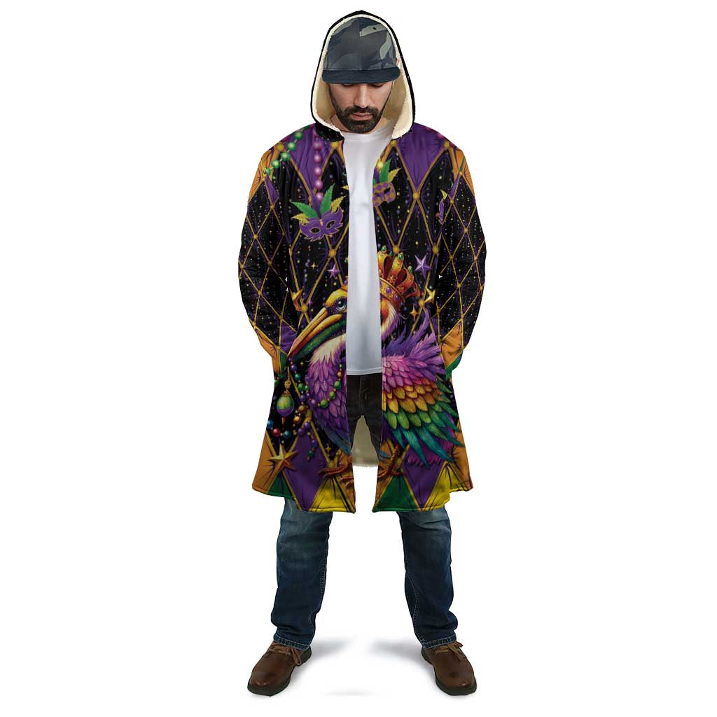 Pelican Mardi Gras Carnival Cloak Fat Tuesday - Wonder Print Shop
