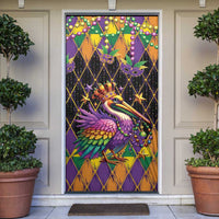 Pelican Mardi Gras Carnival Door Cover Fat Tuesday - Wonder Print Shop