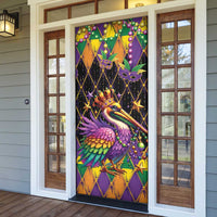 Pelican Mardi Gras Carnival Door Cover Fat Tuesday - Wonder Print Shop