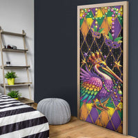 Pelican Mardi Gras Carnival Door Cover Fat Tuesday - Wonder Print Shop