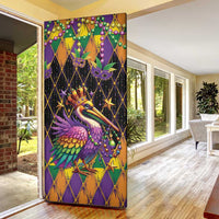 Pelican Mardi Gras Carnival Door Cover Fat Tuesday - Wonder Print Shop