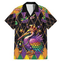 Pelican Mardi Gras Carnival Family Matching Mermaid Dress and Hawaiian Shirt Fat Tuesday - Wonder Print Shop