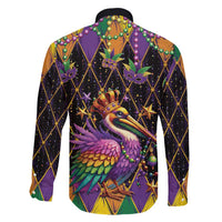 Pelican Mardi Gras Carnival Family Matching Tank Maxi Dress and Hawaiian Shirt Fat Tuesday - Wonder Print Shop