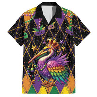 Pelican Mardi Gras Carnival Hawaiian Shirt Fat Tuesday - Wonder Print Shop