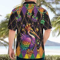 Pelican Mardi Gras Carnival Hawaiian Shirt Fat Tuesday - Wonder Print Shop