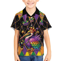 Pelican Mardi Gras Carnival Hawaiian Shirt Fat Tuesday - Wonder Print Shop