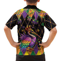Pelican Mardi Gras Carnival Hawaiian Shirt Fat Tuesday - Wonder Print Shop