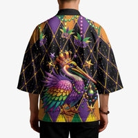 Pelican Mardi Gras Carnival Kimono Fat Tuesday - Wonder Print Shop