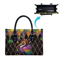 Pelican Mardi Gras Carnival Leather Bag Fat Tuesday - Wonder Print Shop