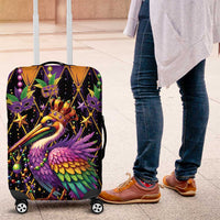 Pelican Mardi Gras Carnival Luggage Cover Fat Tuesday - Wonder Print Shop