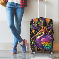 Pelican Mardi Gras Carnival Luggage Cover Fat Tuesday - Wonder Print Shop
