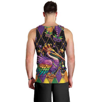 Pelican Mardi Gras Carnival Men Tank Top Fat Tuesday - Wonder Print Shop