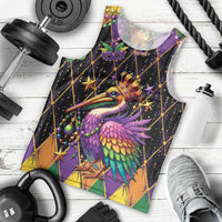 Pelican Mardi Gras Carnival Men Tank Top Fat Tuesday - Wonder Print Shop