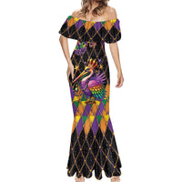 Pelican Mardi Gras Carnival Mermaid Dress Fat Tuesday - Wonder Print Shop