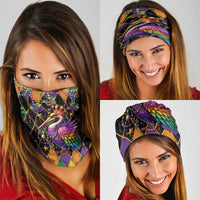 Pelican Mardi Gras Carnival Neck Gaiter Fat Tuesday - Wonder Print Shop