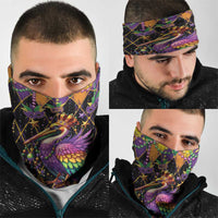 Pelican Mardi Gras Carnival Neck Gaiter Fat Tuesday - Wonder Print Shop