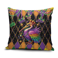 Pelican Mardi Gras Carnival Pillow Cover Fat Tuesday - Wonder Print Shop