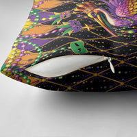 Pelican Mardi Gras Carnival Pillow Cover Fat Tuesday - Wonder Print Shop