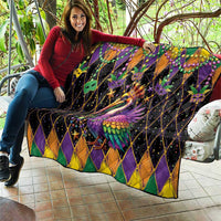 Pelican Mardi Gras Carnival Quilt Fat Tuesday - Wonder Print Shop