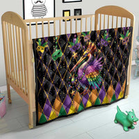 Pelican Mardi Gras Carnival Quilt Fat Tuesday - Wonder Print Shop
