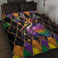 Pelican Mardi Gras Carnival Quilt Bed Set Fat Tuesday - Wonder Print Shop