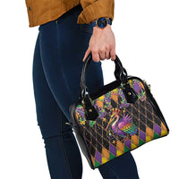 Pelican Mardi Gras Carnival Shoulder Handbag Fat Tuesday - Wonder Print Shop