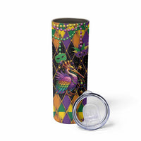 Pelican Mardi Gras Carnival Skinny Tumbler Fat Tuesday - Wonder Print Shop