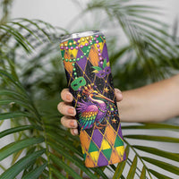 Pelican Mardi Gras Carnival Skinny Tumbler Fat Tuesday - Wonder Print Shop